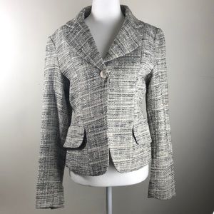 The Limited black and white blazer